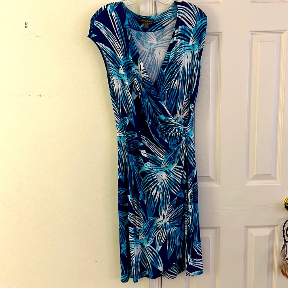 Tommy Bahama, blue and white dress